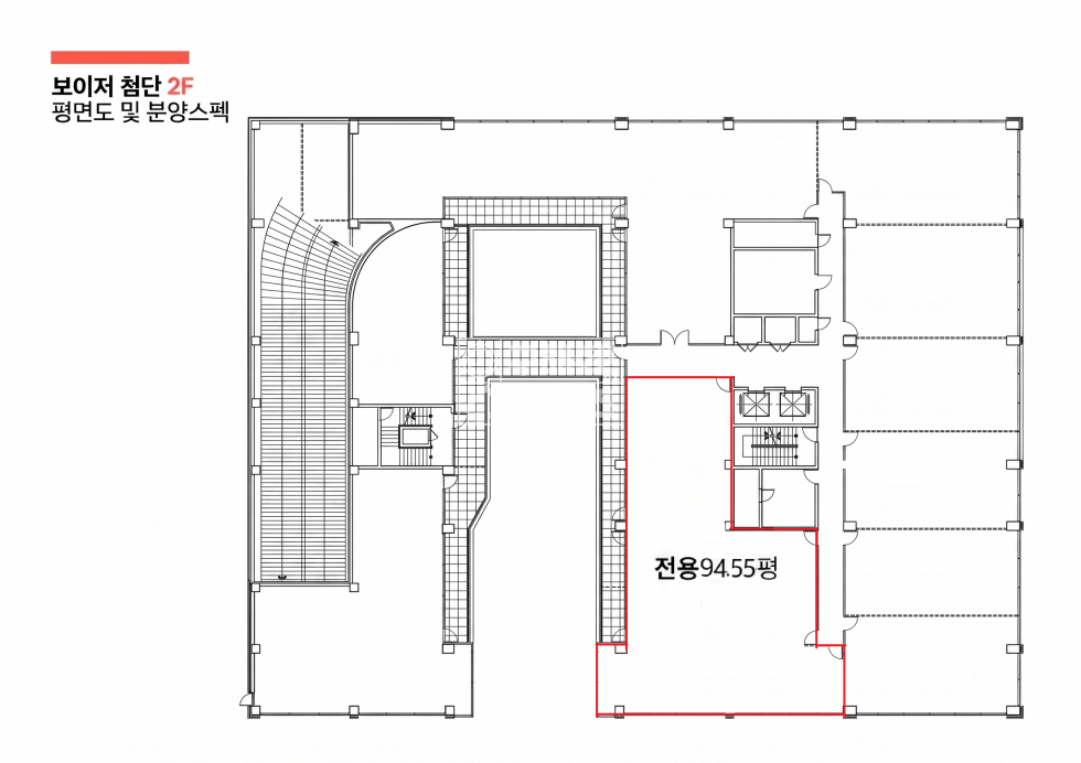 전남광주 광산구 쌍암동 보이저첨단 임대. 키즈카페 및 대형카페 추천. 월세 매물번호 13846 사진 2
